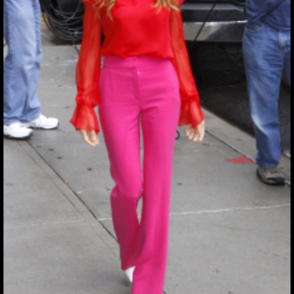 ☀️ENDLESS ROSE 🌹💕tapered leg bright pink pant - Picture 13 of 15
